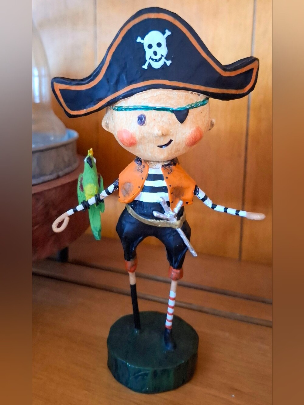 Lori Mitchell Pirate with Parrot